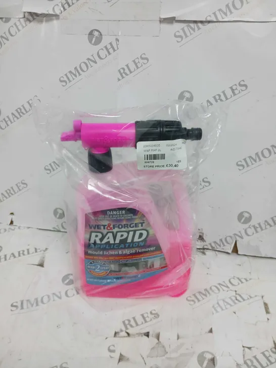 BOXED WET & FORGET RAPID BOTTLE WITH SNIPER NOZZLE