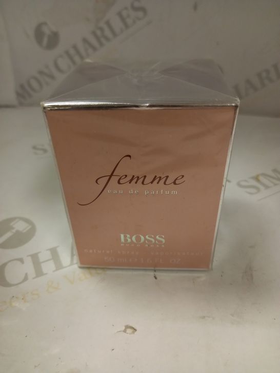 BOXED AND SEALED HUGO BOSS FEMME EAU DE PARFUM 50ML