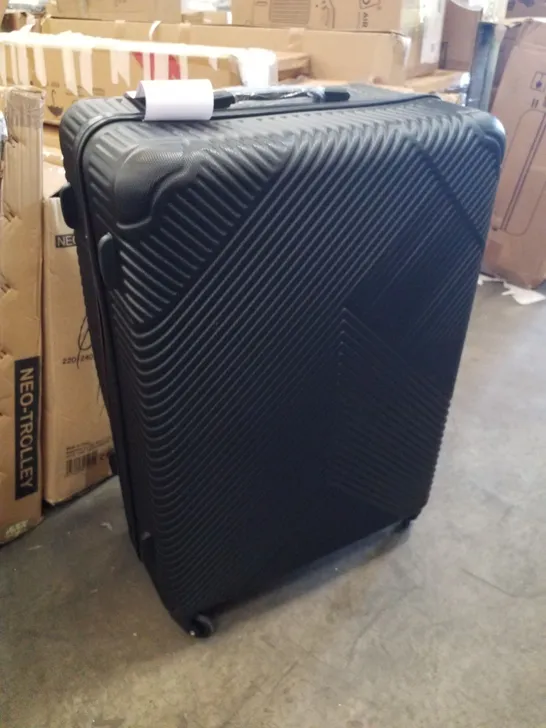 BOXED LIGHT BLUE SUITCASE