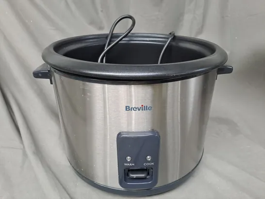 BOXED BREVILLE 1.8L CAPACITY RICE COOKER & STEAMER