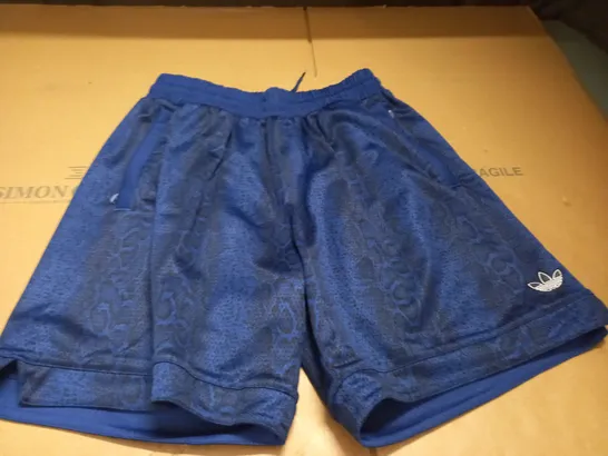 ADIDAS REVERSIBLE SHORTS IN BLUE - SIZE UNSPECIFIED 