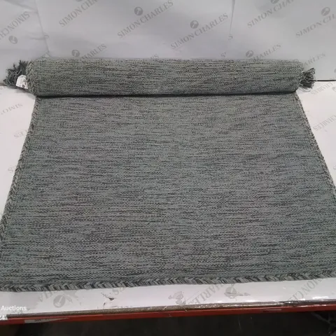 BRAND NEW PACO HOME 210 GREY KILIM RUG SIZE 80CM X 150CM 