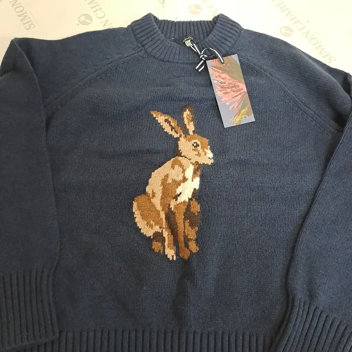 JOULES NAVY RABBIT THICK JUMPER - UK 10 4648530-Simon Charles Auctioneers