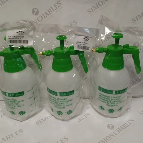 3 OPTIMAL PRODUCTS 2L GARDEN SPRAYER BOTTLES 