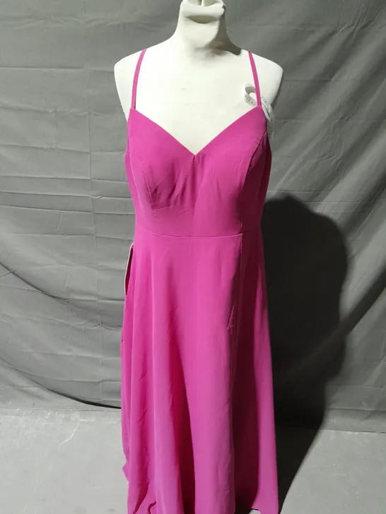 AZAZIE CLARISSA DRESS IN FUCHSIA SIZE 16 