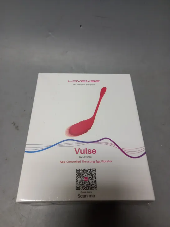 BOXED AND SEALED LOVENSE VULSE APP-CONTROLLED THRUSTING EGG VIBRATOR