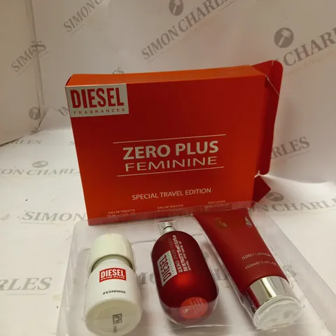 DIESEL FRAGRANCES ZERO PLUS FEMININE SPECIAL TRAVEL EDITION