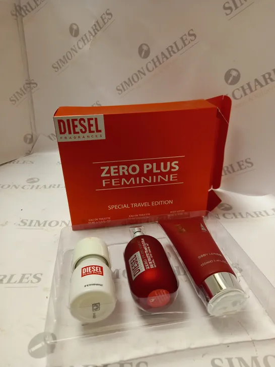 DIESEL FRAGRANCES ZERO PLUS FEMININE SPECIAL TRAVEL EDITION