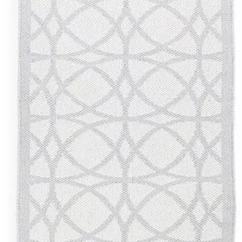 BRAND NEW BAGGED ALISON CORK INDOOR OUTDOOR REVERSIBLE RUG CLASSIC GREY 140 X 200CM