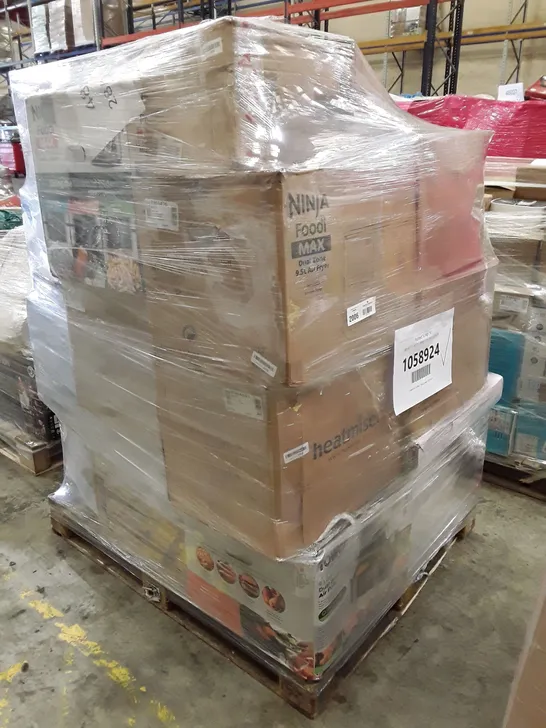 PALLET OF APPROXIMATELY 25 UNPROCESSED RAW RETURN HOUSEHOLD AND ELECTRICAL GOODS TO INCLUDE;