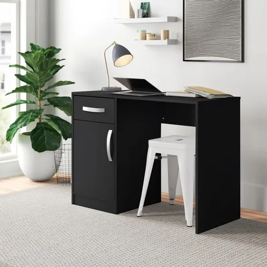 BOXED FANCHER COMPUTER DESK BLACK