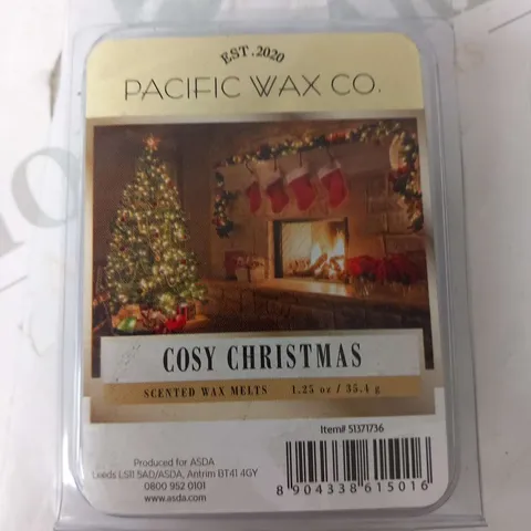 APPROXIMATELY 18 BOXES OF 8 BRAND NEW PACIFIC WAX CO COSY CHRISTMAS MELT WARMERS