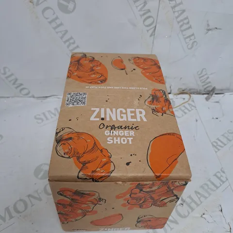 ZINGER ORGANIC GINGER SHOT WITH GINGER WITH APPLE JUICE 15X70 ML