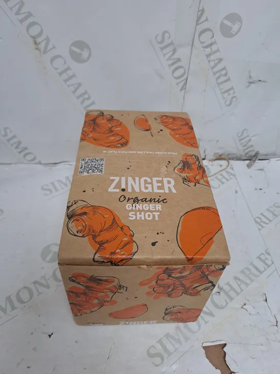 ZINGER ORGANIC GINGER SHOT WITH GINGER WITH APPLE JUICE 15X70 ML