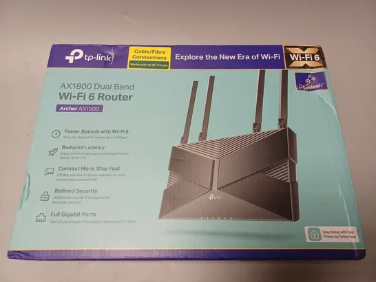 TP-LINK AX1800 DUAL BAND WI-FI 6 ROUTER ARCHER AX1800