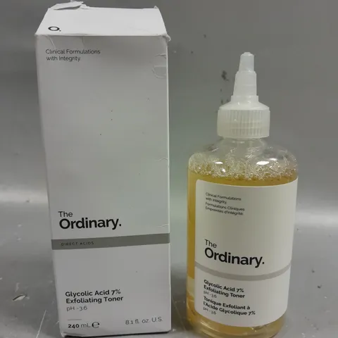 BOXED THE ORDINARY GLYCOLIC ACID 7% EXFOLIATING TONER - 240ML 