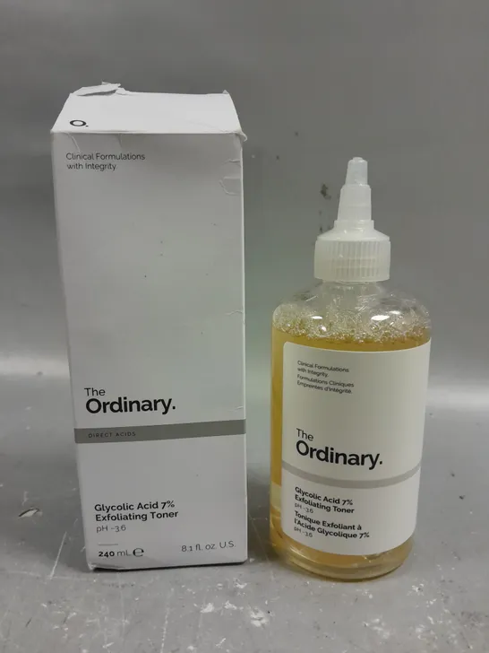 BOXED THE ORDINARY GLYCOLIC ACID 7% EXFOLIATING TONER - 240ML 