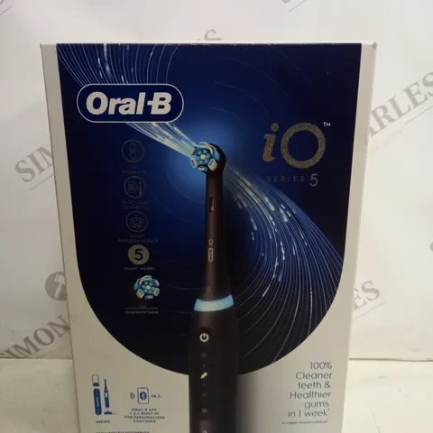 BOXED ORAL-B IO SERIES 5 ELECTRIC TOOTH BRUSH