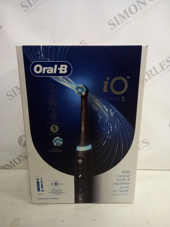 BOXED ORAL-B IO SERIES 5 ELECTRIC TOOTH BRUSH