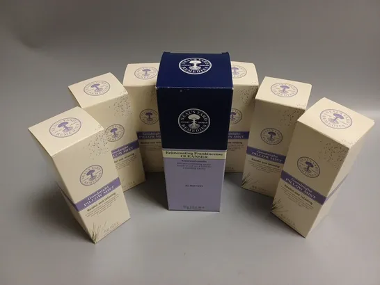 APPROXIMATELY 8 BOXED NEALS YARD REMEDIES PRODUCTS TO INCLUDE GOODNIGHT PILLOW MIST (45ml), REJUVINATING FRANKINCENSE CLEANSER (100g), ETC