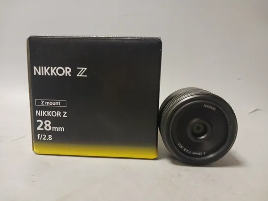 BOXED NIKKOR Z MOUNT 28MM F/2.8 LENS