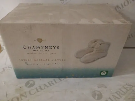 BOXED CHAMPNEYS HEALTH SPA LUXURY MASSAGE SLIPPERS