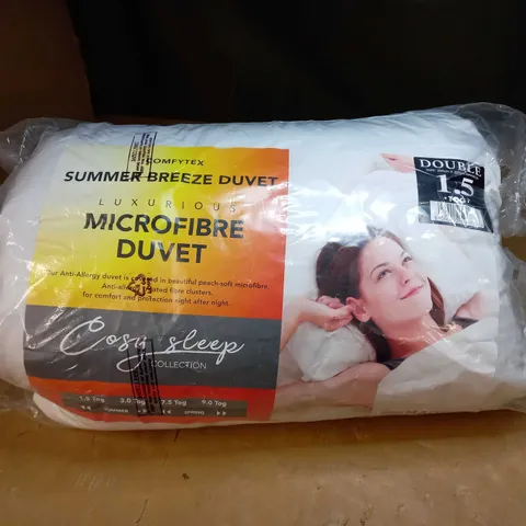 LUXURIOUS MICROFIBRE DUVET DOUBLE