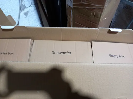 BOXED POLAROID SOUND BAR WITH SUBWOOFER