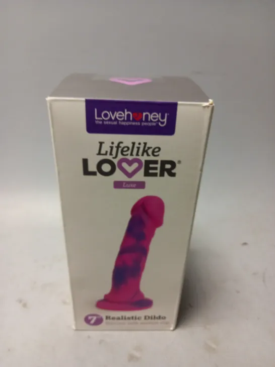 BOXED LOVEHONEY LIFELIKE LOVER LUXE REALSTIC DILDO (7")