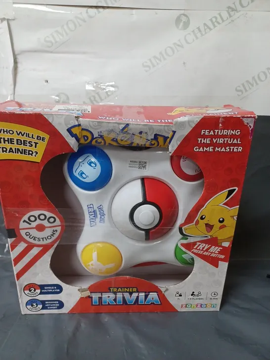 POKEMON TRAINER TRIVIA GAME