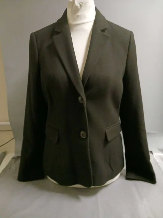 HOBBS LONDON LADIES BLAZER BLACK SIZE 10