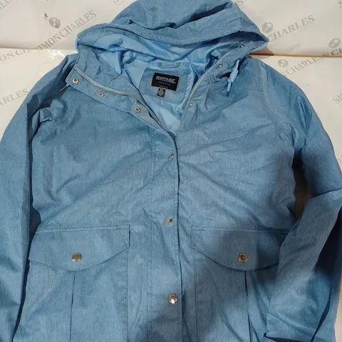 REGATTA THIN LIGHT BLUE COAT - UK 16