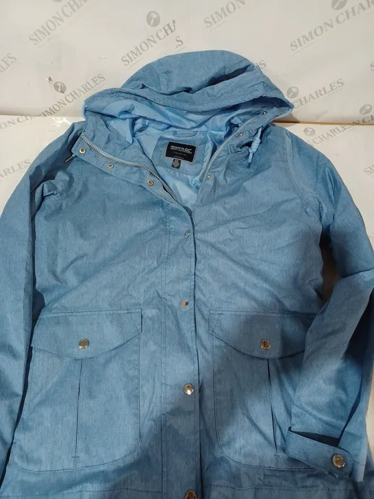 REGATTA THIN LIGHT BLUE COAT - UK 16