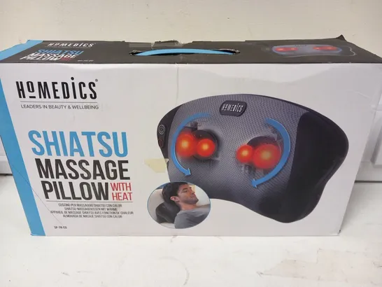 BOXED HOMEDICS SHIATSU MASSAGE PILLOW WITH HEAT SP-7H-EU