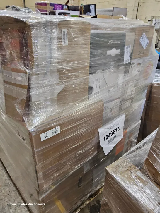 PALLET OF APPROXIMATELY 54 UNPROCESSED RAW RETURN HOUSEHOLD AND ELECTRICAL GOODS TO INCLUDE;