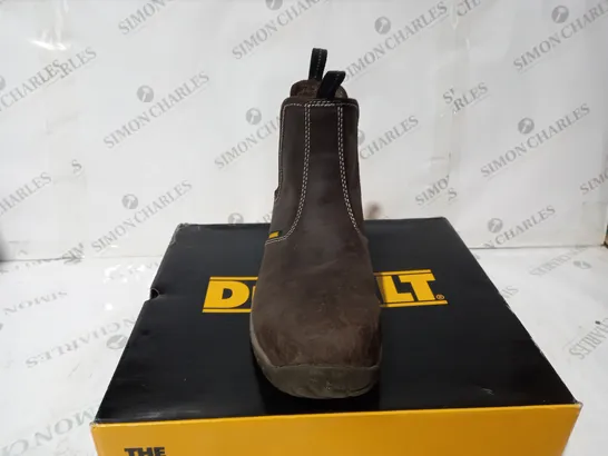 DEWALT RADIAL BROWN STEEL PLATE BOOTS SIZE 10