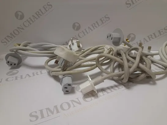 LOT OF APPROX 25 ORIGINAL APPLE IMAC LONGWELL 6 FT POWER CORDS LS-13A