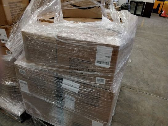 PALLET OF APPROXIMATELY 22 CASES OF PLASTIC DISPOSABLE LONG SLEEVED APRONS 150 PER CASE.