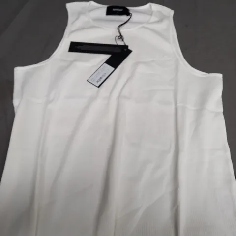 REPRESENT FLAT WHITE RB VEST - SMALL