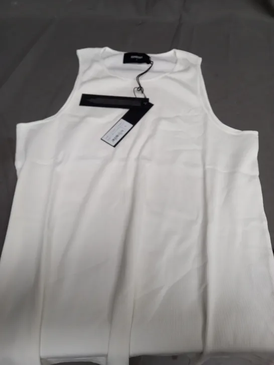 REPRESENT FLAT WHITE RB VEST - SMALL