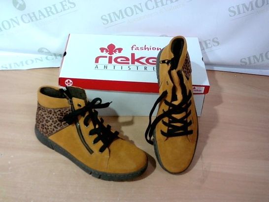 BOXED PAIR OF RIEKER  - SIZE 41