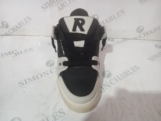 PAIR OF REPRESENT STUDIO SNEAKERS IN BLACK/OFF WHITE UK SIZE 6