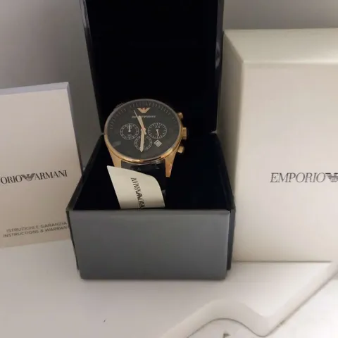 BOXED EMPORIO ARMANI AR5905 WRIST WATCH