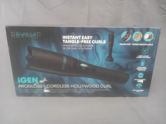 REVAMP IGEN PROGLOSS CORDLESS HOLLYWOOD CURL HAIR ROTATOR