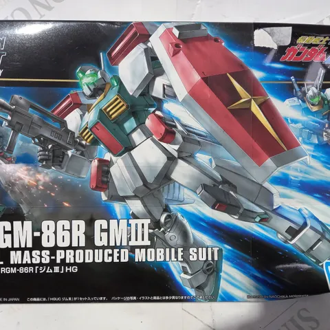 HG UNIVERSAL CENTURY RGM-86R GM III GUNDAM MOBILE SUIT MODEL KIT