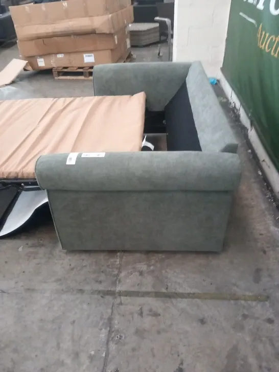 DESIGNER WILLIAM GREY FABRIC SOFA BED