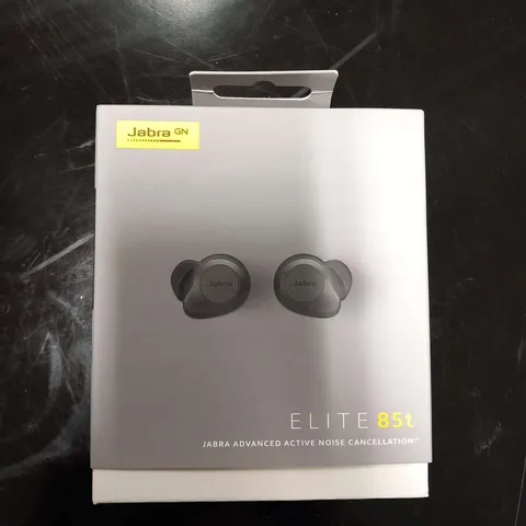 APPROXIMATELY 10 BRAND NEW BOXED JABRA GN ELITE 85T JABRA ADVANCED ACTIVE NOISE CANCELLATION EARBUDS OTE130R