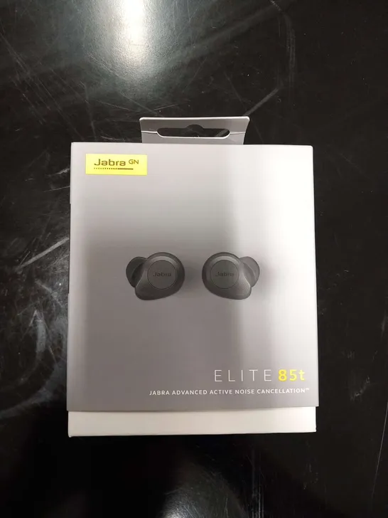 APPROXIMATELY 10 BRAND NEW BOXED JABRA GN ELITE 85T JABRA ADVANCED ACTIVE NOISE CANCELLATION EARBUDS OTE130R