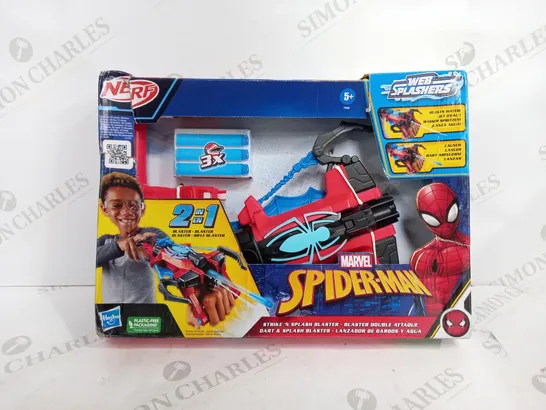 BOXED NERF MARVEL SPIDERMAN WEB SPLASHER GUN