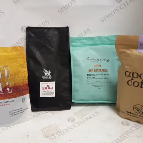 LOT OF 9 PACKS OF COFFEE BEANS (3KG TOTAL)